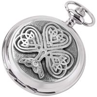 Celtic Tree of Life Quartz Pocket Watch