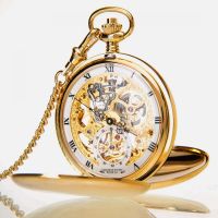 The Kensington - Gold Mechanical Double Hunter Pocket Watch