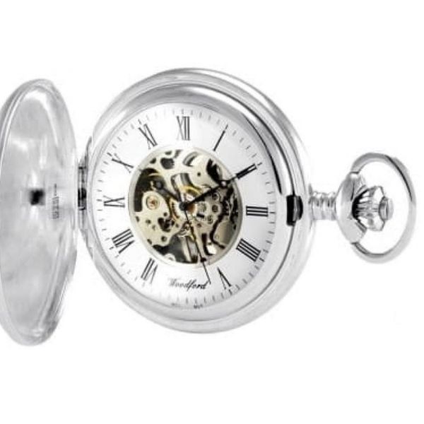 Mount Royal Open Face Mechanical Gold Plated Pocket Watch B3P/RN