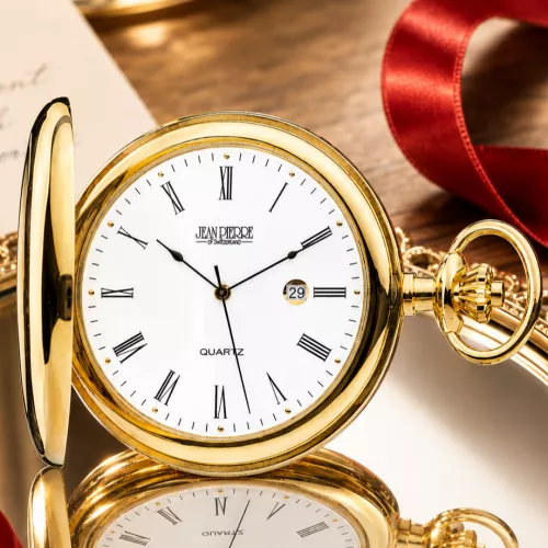 Quartz Pocket Classic Pocket Watch Vintage Silver Pocket Watch Quartz Movement Roman Dial Full Hunter  Antique Retro British Gift By Brelsen