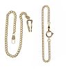 Gold Plated Two Chain Bundle Belt Slide & Bolt Ring Chains