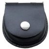 50mm Petite Black Leather Pocket Watch Pouch