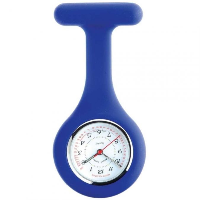 Blue Silicone Fob Watch B60B Pocketwatch Uk