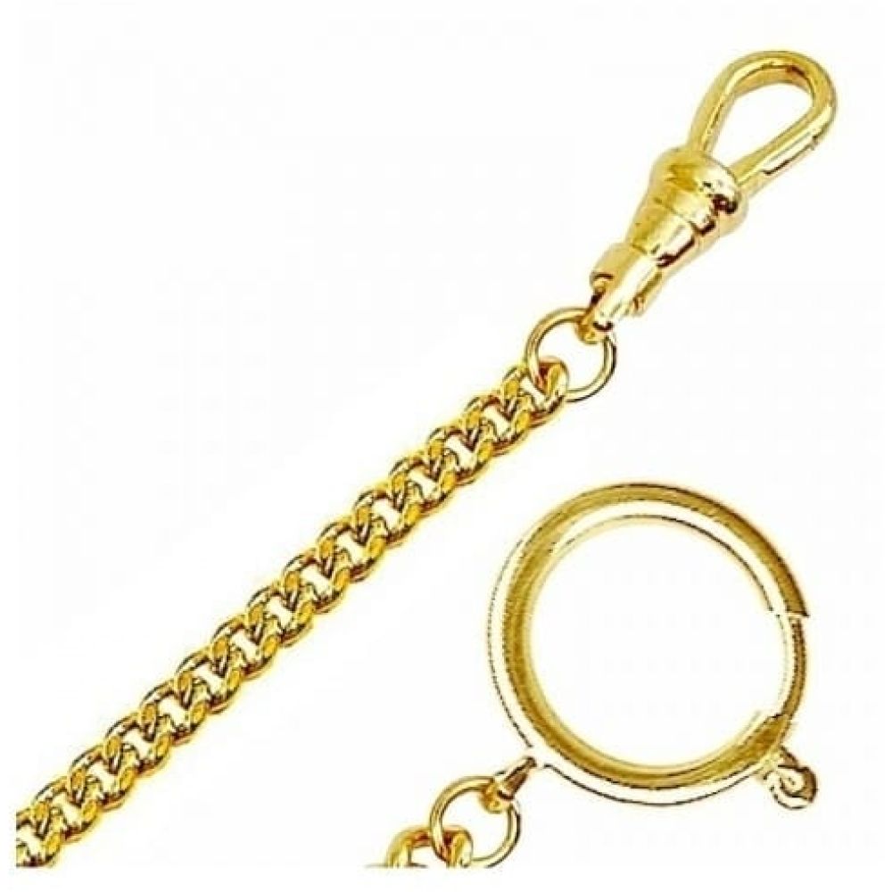 Bolt Ring Pocket Watch Chain GPW03 