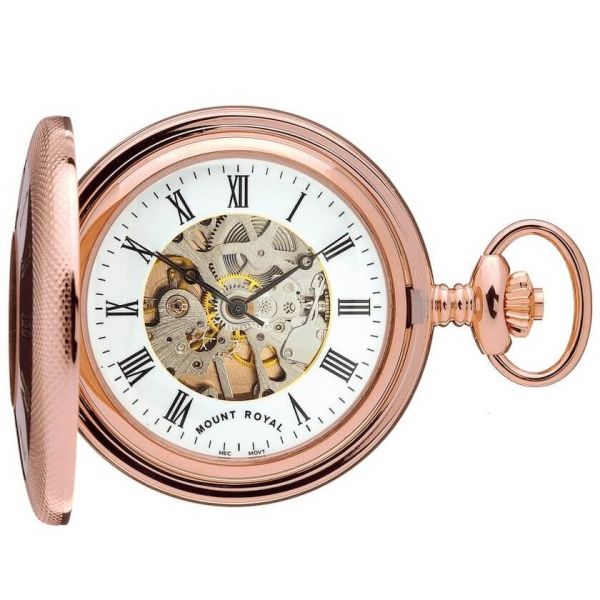 Rose Gold Mount Royal Pocket Watches Pocketwatch Uk