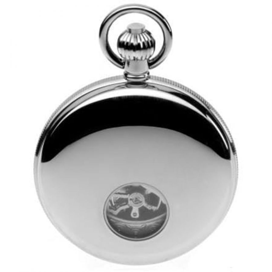 Jean Pierre Of Switzerland Half Hunter Mechanical Pocket Watch With