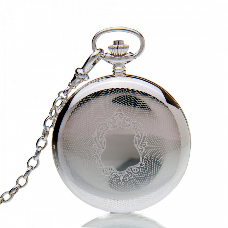 The Buckingham - Sterling Silver Mechanical Pocket Watch