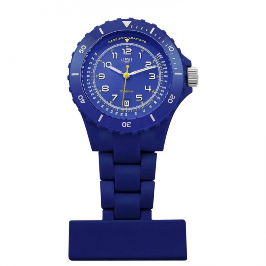 Blue Resin Nurse Fob Watch