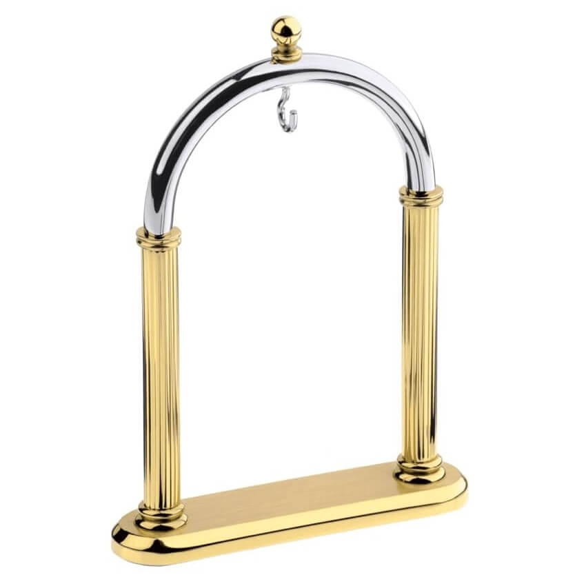 Two Tone Gold Plated Arch Pocket Watch Stand