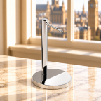 Small Chrome Plated Pocket Watch Stand