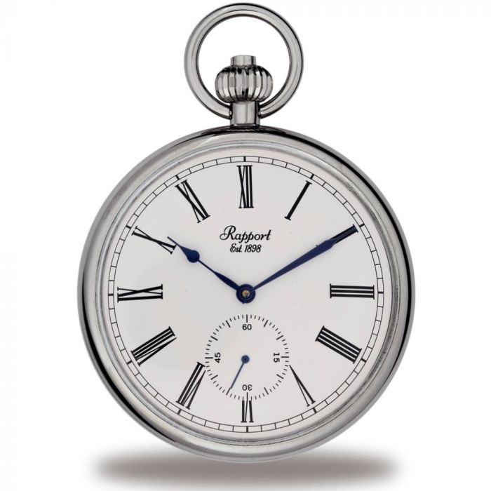 Open Face Mechanical Pocket Watch