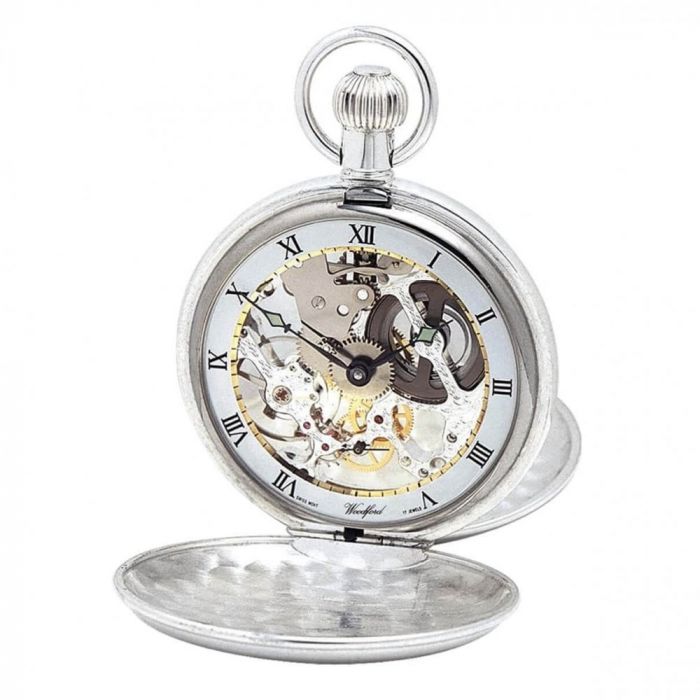 Sterling Silver Double Mechanical Hunter