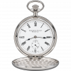 The Beaumont, Limited Edition 1000 Pieces UK Designed Chrome Double Hunter Mechanical Pocket Watch With Chain