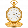 The Beaumont, Limited Edition 1000 Pieces UK Designed Gold Plated Double Hunter Mechanical Pocket Watch With Chain