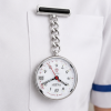 Chrome Plated Quartz Nurses Fob Watch