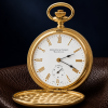 The Beaumont, Limited Edition 1000 Pieces UK Designed Gold Plated Double Hunter Mechanical Pocket Watch With Chain