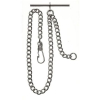 Sterling Silver Full Hunter Mechanical Pocket Watch With Chain