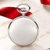 Sterling Silver Half Hunter Swiss Mechanical Pocket Watch